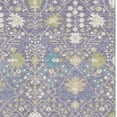 thumbnail image 3 of HomeRoots 679218 5 x 8 ft. Lavender Beige & Blue Oriental Washable Machine Made Rectangle Area Rug with UV Protection, 3 of 9