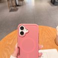 thumbnail image 5 of ShellTech Magnetic Phone Case for iPhone 16 Plus, Shockproof Dropproof Heavy Duty Protection Full Body Rugged Slim & Tough Durable Cover for Women Girls, Compatible with Magsafe,Darkpink, 5 of 8