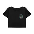 thumbnail image 1 of Camiseta corta informal Salvador de verano con Cuello Redondo para mujer S, 1 of 7