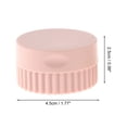 thumbnail image 3 of Unique Bargains 1 Set Portable Round Lotion  Box for Travel Camping 20ml 0.68 Oz Brown, 3 of 6