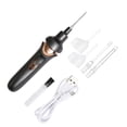 thumbnail image 2 of Minnieouse Cuchara portátil recargable blanca del limpiador del oído de la herramienta de limpieza del oído del LED con la caja fuerte cuidado de los oídos Negro, 2 of 6