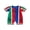 Colorful, variant on Newborn Baby Boy Girl My First Soccer Season Outfit Cute Infant Baby Football Outfit Summer Romper Clothes Short Sleeve Soccer Theme Contrast Color Jumpsuit Shorts