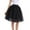 Black, variant on Womens Tulle Skirts Sheer Mesh Puff Tutu Skirts High Waist Fluffy Lightweight Casual Party Daily Wear Stylish Mini Skirts