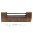 thumbnail image 5 of Antique Style Lock Spacing 5.9cm Auspicious Fish Lock Chinese Locks Small Brass Locks Antique Padlock Bronze Color, 5 of 5