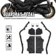 thumbnail image 3 of Protector Kit De Reposapiés De Barra De Choque De Protección De Motor De Motocicleta Con Soporte De Foco Reposapiés De aleación De Aluminio Reemplazo De Estribo Para ADV350, 3 of 7
