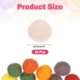 thumbnail image 2 of Uxcell Wool Felt Balls Beads Woolen Fabric 0.39" Pale Pink for Home Crafts 20Pcs, 2 of 7