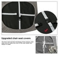 thumbnail image 3 of Genina Seat Covers for Dining Room Chair Seat Slipcovers Kitchen Chair Covers(Set of 4,Grey), 3 of 7
