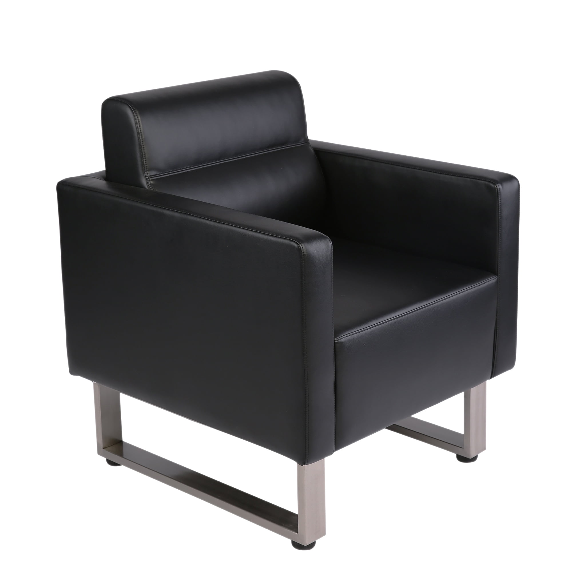KARMAS PRODUCT Office Lobby Chair Club Barrel Chairs Leather Occasional