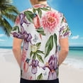 thumbnail image 6 of High Quality Hawaiian Shirts for Men Short Sleeve Aloha Beach Shirt Floral Summer Casual Button Down Shirts Blouses 9TYW6W, 6 of 7