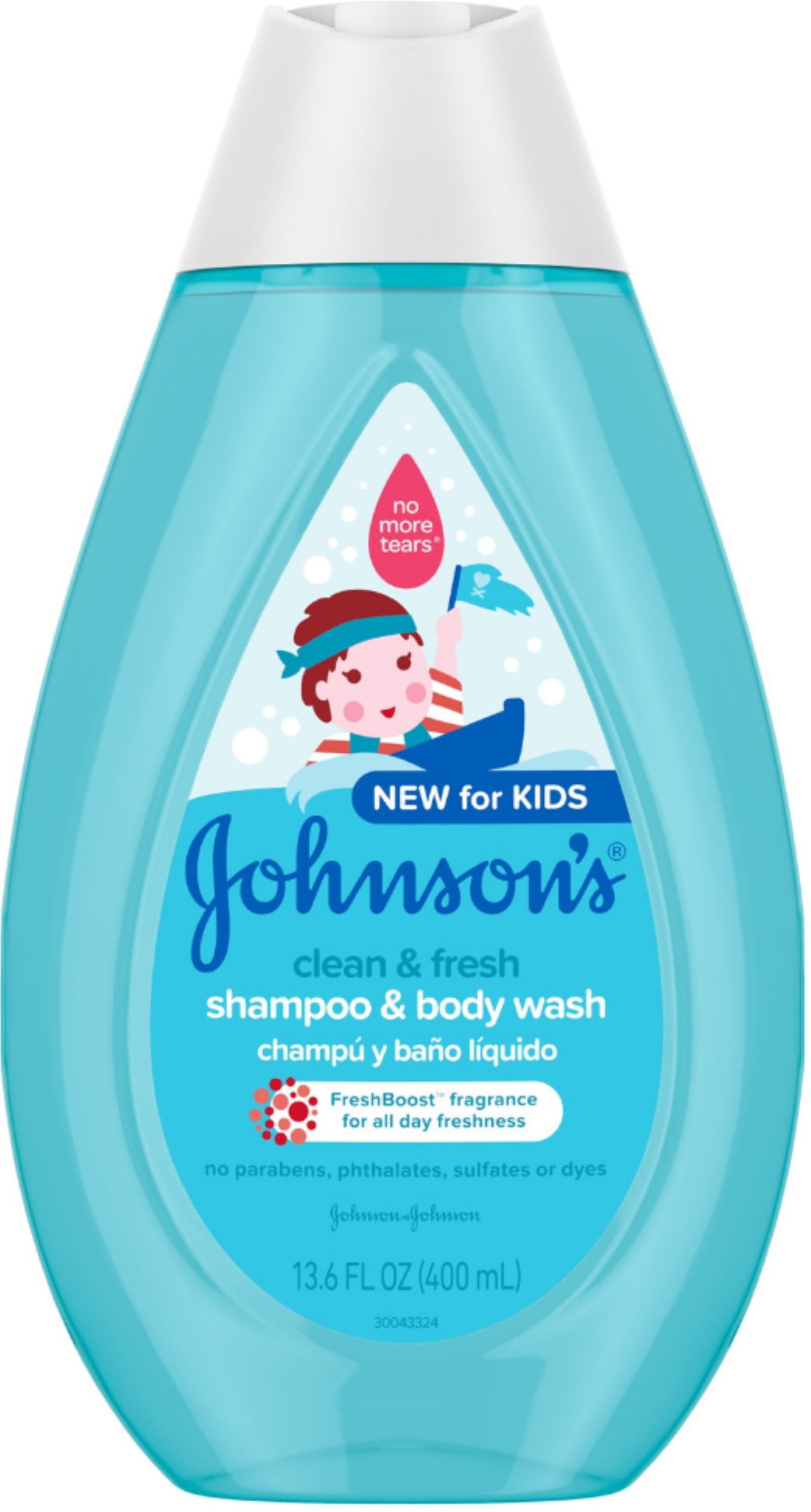 JOHNSON'S Clean & Fresh Children's TearFree Shampoo & Body Wash