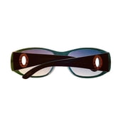 Esprit Womens Sunglass Black Blue Rectangle Plastic, Gradient Lens ET19213 543