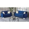 thumbnail image 2 of Beyan Signature Vermont 84" Fabric Convertible Sleeper Sofa in Navy Blue, 2 of 3