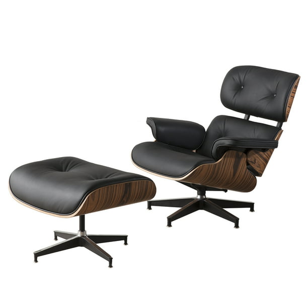 Lounge Chair And Ottoman Mid Century, Modern Leather Lounge Chair And Ottoman Bed