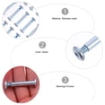thumbnail image 3 of 20 Pcs Vis de Patinage en Ligne Vis de Roue de Patinage Vis Hexagonale, 3 of 9