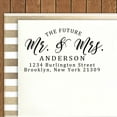 thumbnail image 2 of Printtoo Personalized Red Self Inking Address Custom Future Mr Mrs Rubber Stamper-68 x 30 mm, 2 of 6