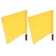 thumbnail image 2 of Bandera de juez de línea, bandera de mano de juez de línea de alto reconocimiento, colores brillantes para fútbol para fútbol ANGGREK  Otros Deportes, 2 of 8