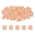 thumbnail image 1 of Uxcell 100-Pack Marcadores de Perchas de Ropa en Blanco, Clips de Prenda de Plástico para Perchas de Ropa [Rosa], 1 of 1