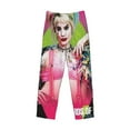 thumbnail image 4 of Harley Quinn Bird Prey Men's Pajama Pants With Pockets Lounge Fashion Cozy Daily Sleep Pants Sleepwear, 4 of 8
