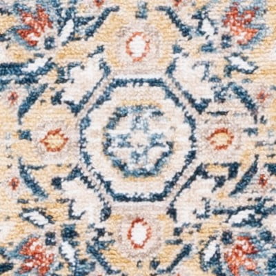 SAFAVIEH Olympia Collection OPA208M Blue / Beige Rug