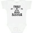 thumbnail image 3 of Inktastic Finally I'm the Big Sister Girls Baby Bodysuit, 3 of 5