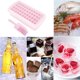 thumbnail image 4 of Bandejas de cubitos de hielo con tapa Molde 44 Contenedores de rejilla Fácil liberación Reutilizable Cubitos de hielo Bandejas de hielo creativas para bebidas frías Cóctel Whisky Chocolate, 4 of 7