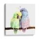 thumbnail image 1 of Cuadro decorativo - Lovebirds, Hue Art 25x25 Canvas Lab Animales, Colorido, Ilustraciones, Niños, Naturaleza, Animales y naturaleza, Aves (Pájaros),, 1 of 2