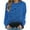 Blue, variant on Halloween Sweatshirts for Women Halloween Graphic Bat Long Sleeve Shirt Casual Pullover Top