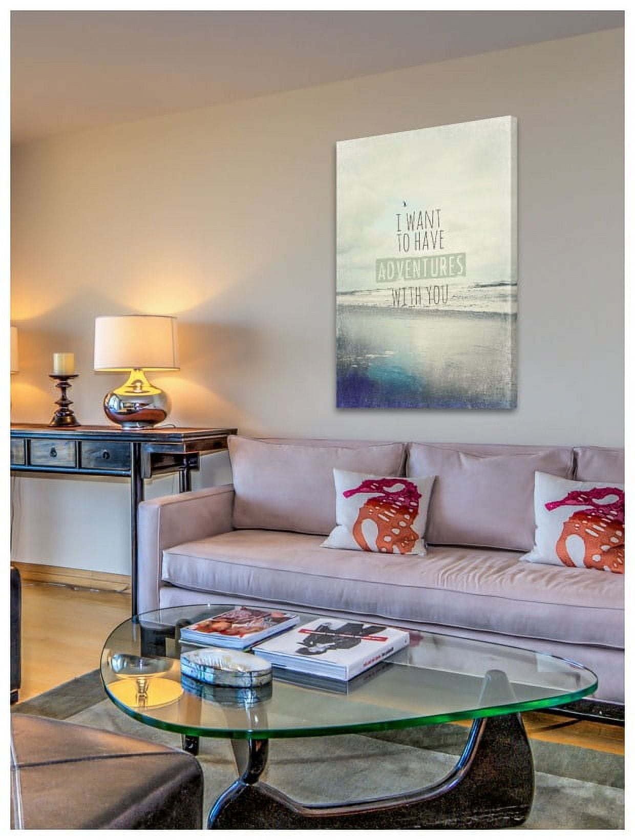Marmont Hill 'I Want To Have Adventures With You' by Sylvia Cook Painting Print on Wrapped Canvas