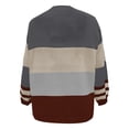 thumbnail image 4 of Chandail en Tricot pour Femmes Hiver Chaud Chandail Ample Col Roulé Décontracté Doux Fil Confortable Automne, 4 of 5