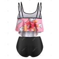thumbnail image 2 of Tamaño más orientales del dragón Imprimir volantes baño tankini Rosegal Camisetas sin mangas de talla grande, 2 of 5
