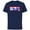 Navy, variant on Marvel Logo Iron Man Comic Art Avengers - Short Sleeve Cotton T-Shirt for Adults - Customized-Black