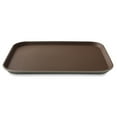 thumbnail image 2 of Jubilee 10" x 14" Restaurant Serving Trays (Set of 4), Brown - NSF Rectangular Food Service Trays, 2 of 7