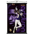 thumbnail image 3 of NFL Minnesota Vikings - Jordan Addison 24 Wall Poster with Magnetic Frame, 22.375" x 34", 3 of 3