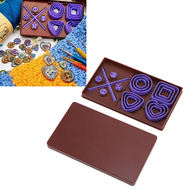 Kit De Herramientas Para Botones, ABS Resistente Al Desgaste, Máquina Para Hacer Botones Fácil De Usar, Multifuncional Para Fabricación De Joyas Y Manualidades