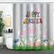 thumbnail image 2 of Cortina de Ducha Ganchos Cortina de Baño Decoración de Pascua Baño Tejido de Partición Impresión Digital Baño Gancho Impermeable Cortina No Perforada Cortinas de Ducha para Baño, 2 of 6