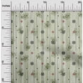 thumbnail image 1 of oneOone Coton Flex Vert Menthe Tissu Floral & Texture Robe Tissu Tissu Imprimé par la Cour 40 Pouces de Large, 1 of 4