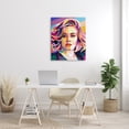 thumbnail image 2 of Stupell Industries Adele Modern Pop Portrait Abstract Geometric Pattern, 30 x 40, Design by Birch&Ink, 2 of 7