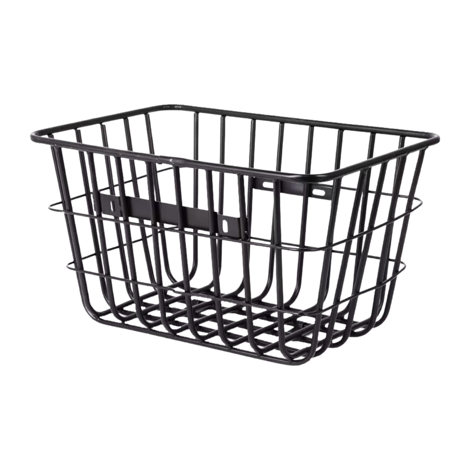 Colaxi Front Rear Bike Basket Cargo Rack. Metal Wire, Basket Cycling Rack Basket for Backyard Cycling Camping Street