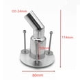thumbnail image 4 of 316 Stainless Steel Exhaust Shell  Durable Thru Hull Exhaust Skin Fitting 24mm Tube Pipe Socket Hardware for Various Diesel Mechanical Vehicles  Buses  RVs  Trucks & Trailers, 4 of 9