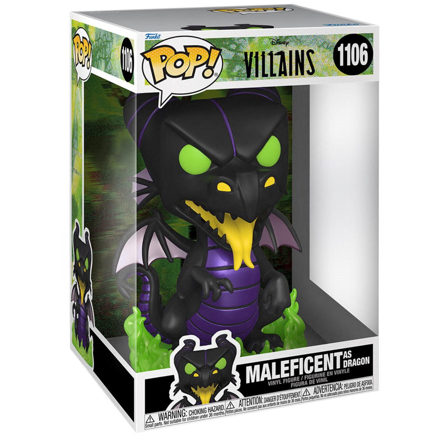 Funko Pop! Jumbo: Disney Villains - Maleficent Dragon Vinyl Figure