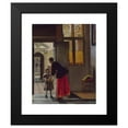 thumbnail image 2 of Pieter De Hooch 12x14 Black Modern Framed Museum Art Print Titled - A Boy Bringing Bread (C. 1663), 2 of 5