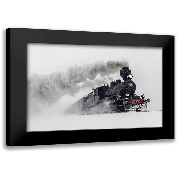 Aho, Harri 24x17 Black Modern Framed Museum Art Print Titled - Little Jumbo