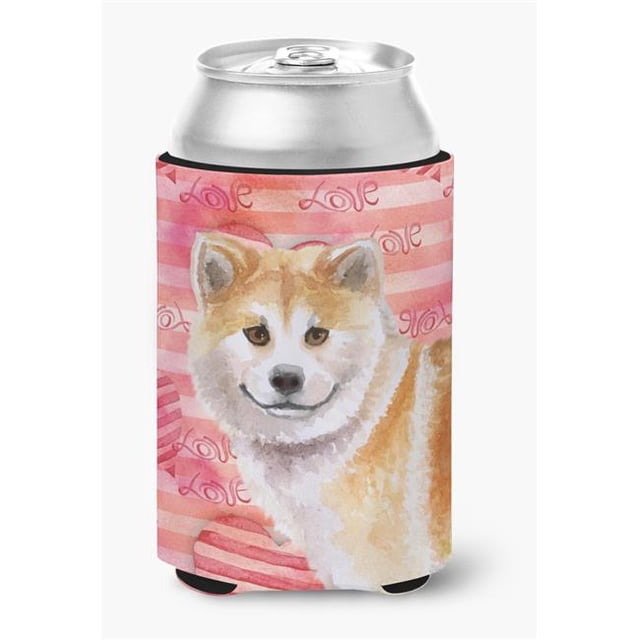 Carolines Treasures BB9765CC Shiba Inu Love Can or Bottle Hugger