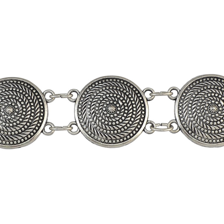 Hollowed-out Flower Belt Vintage Tassel Waist Decor  display picture 1