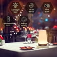 thumbnail image 5 of Colorful Bedside Lamp, Led Night Light, Touch Night Lamp With 13 Colors, Rgb Dimmable, Rechargeable Table Lamp With Warm White Light For Bedroom, Baby, 5 of 5