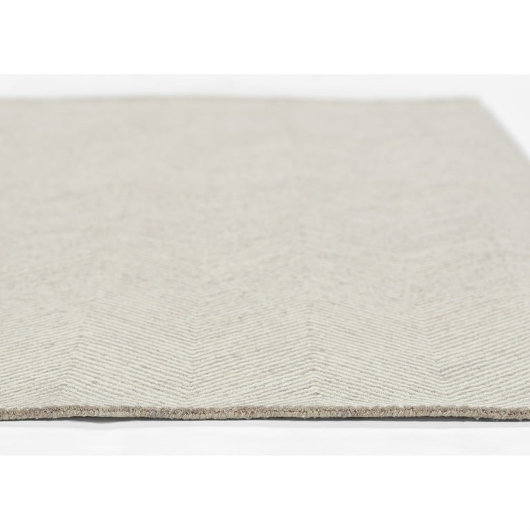 Taupe and Gray 2 ft. 3 in. x 1 ft. 5 in. Small Mat Tulle Washable Floor Mat  Area Rug