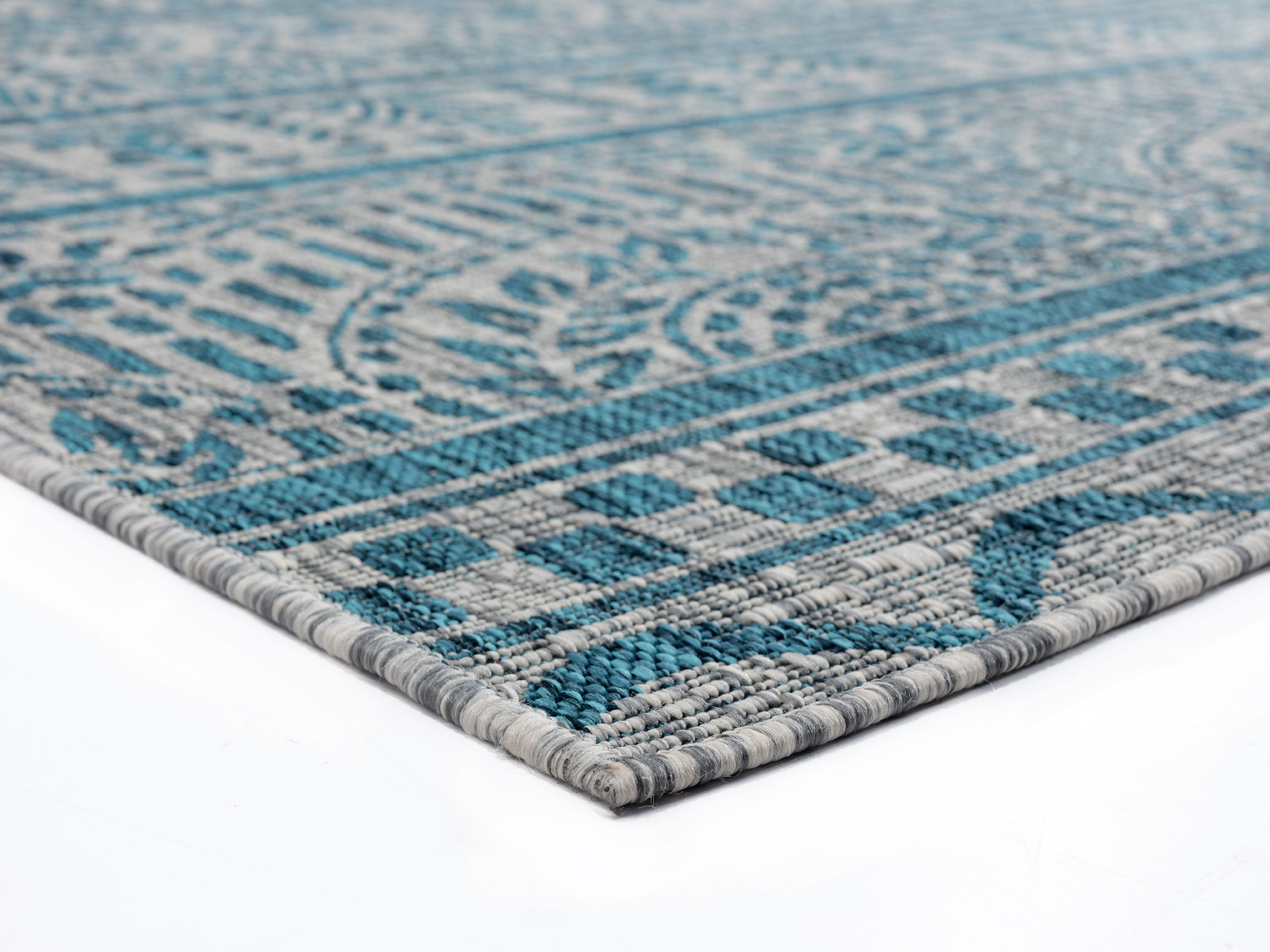 United Weavers Mali Annette Transitional Geometric Area Rug, Blue, 5'3" x 7'6"