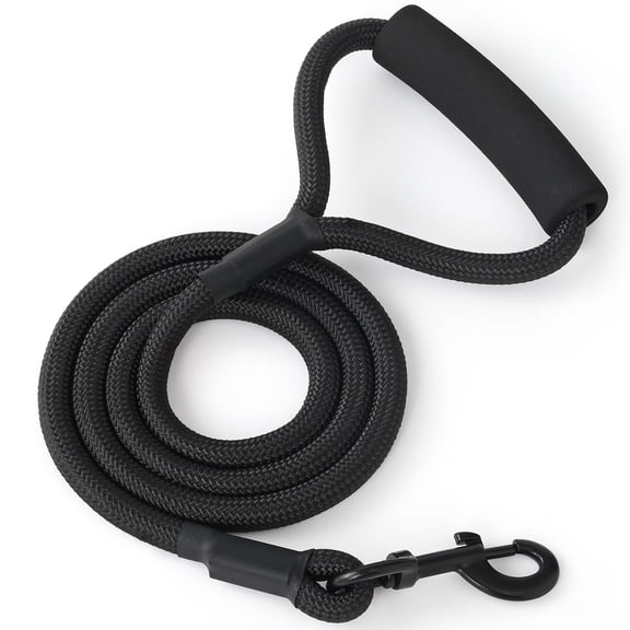Mile High Life Dog Leash with Soft Handle | Mountain Climbing Nylon Rope | with Durable Clip Hook | Classic Rope Dog Leash