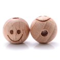 thumbnail image 1 of 50Pcs 16mm Two-sided Printed Beech Wooden Beads Rainbow Animal Pattern Round Teether Beads for Pacifier Chain Teething, 1 of 1