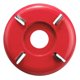thumbnail image 3 of Herramientas del de fresado de la herramienta del de pulido de la talla de para la amoladora Arc 4 Tooth Red, 3 of 9